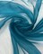 Teal Crystal Organza Fabric by the Yard, 60" Wide Sheer Lightweight Organza for Wedding Dresses, Event Decor, Curtains & Sewing